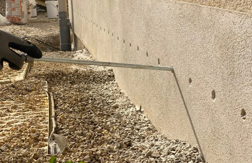 De l'eau de pluie s'infiltre sur le plafond, causant des d&eacute;g&acirc;ts, &eacute;pluchant de la peinture et du moisi